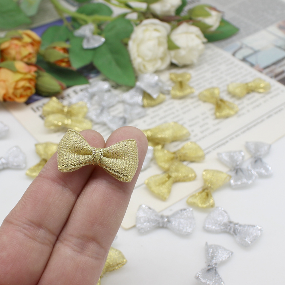 Craft Embellishments - 50/100pcs 15mm-30mm Gold and Silver Handmade