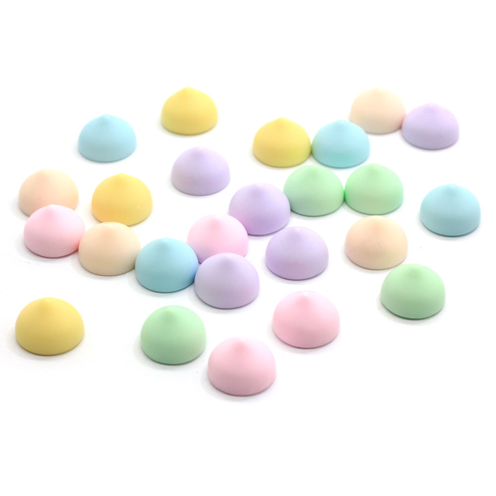 Craft Embellishments - Colorful Chocolate Candy Flatback Resin Cbaochons