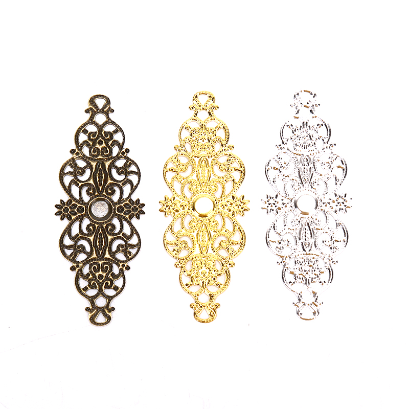 Embellish Craft - ★▲20Pcs Filigree Flower Wrap Connector Crafts