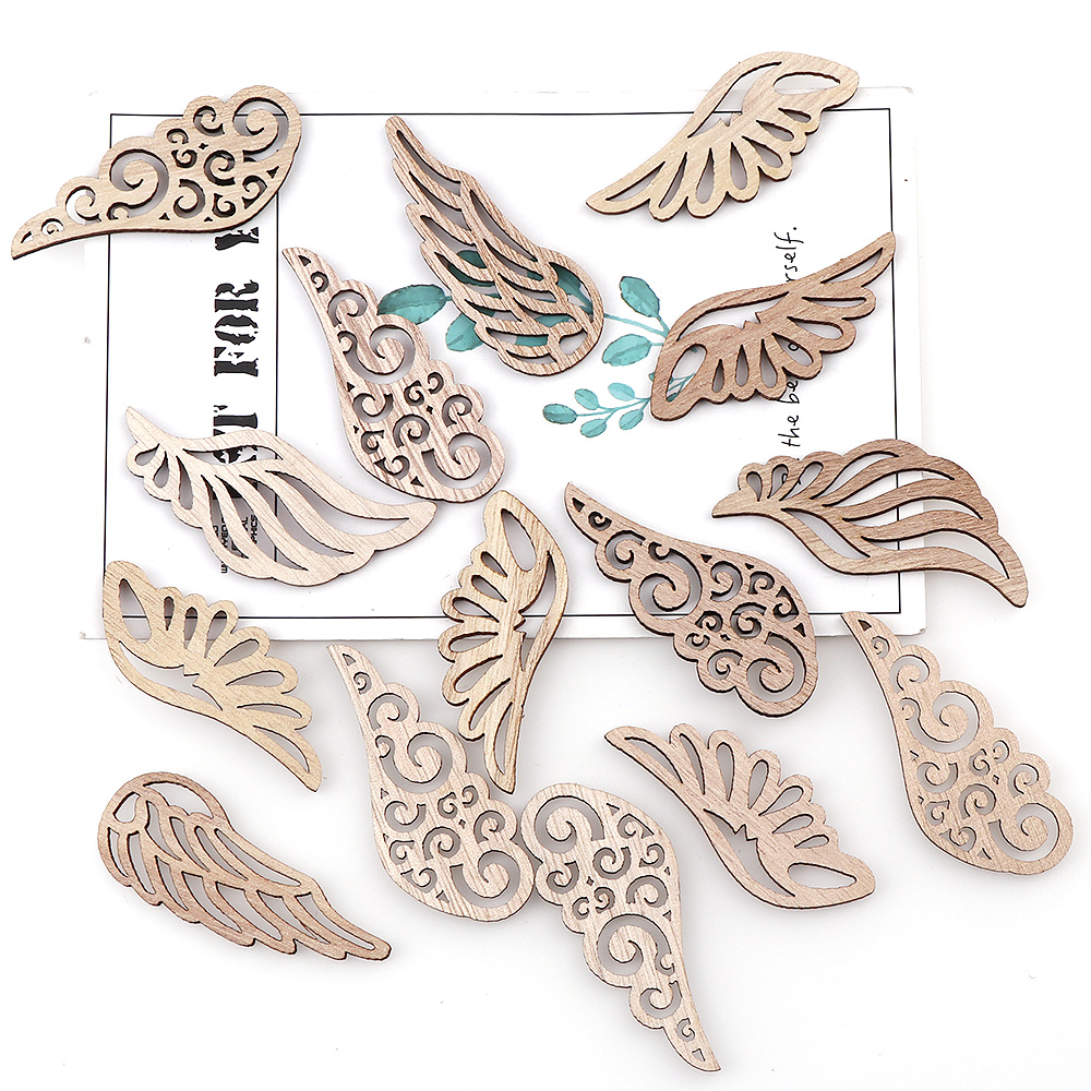 Craft Embellishments - 40Pcs/bag 4 Styles DIY Angel Wings
