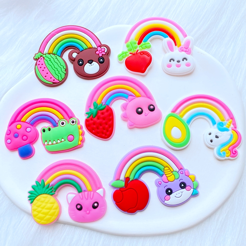 10Pcs New Cute Fruit Animal Ra - Embellishment Glue Craft review and price
