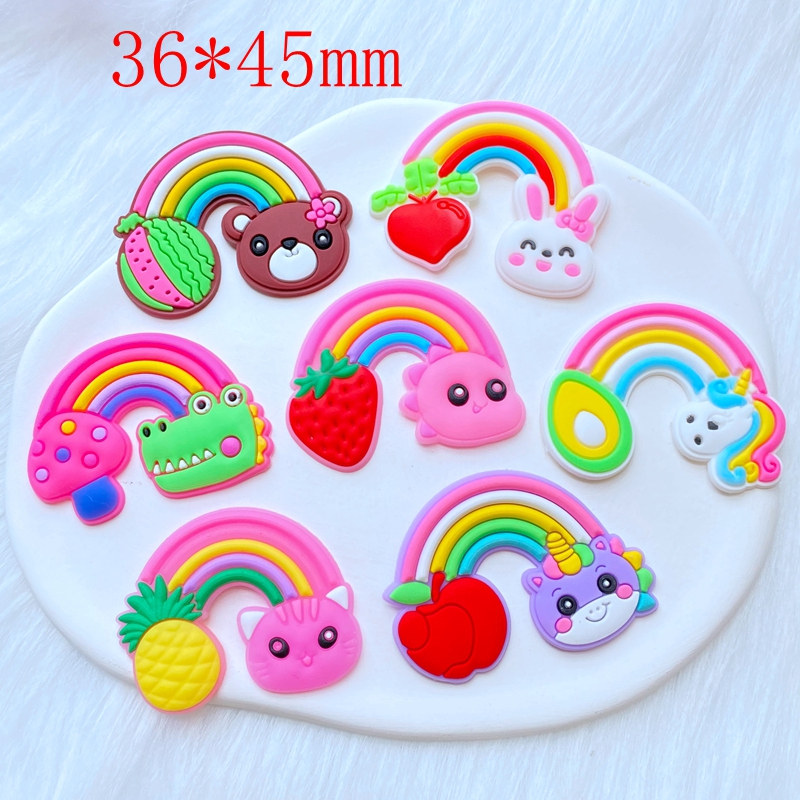 10Pcs New Cute Fruit Animal Ra - Embellishment Glue Craft review and price
