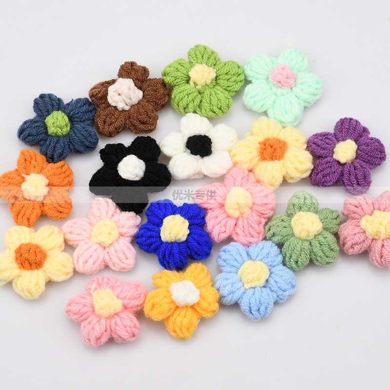 Handmade Crochet Five Petal Fl - Craft Embellishments review and price
