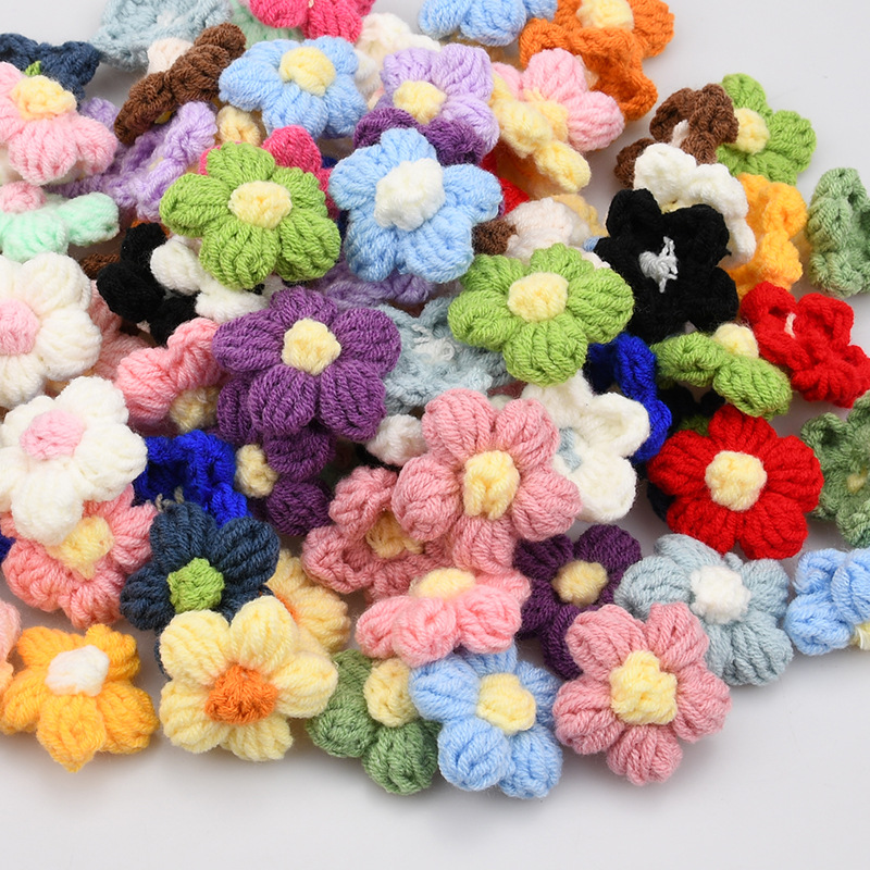 Handmade Crochet Five Petal Fl - Craft Embellishments review and price