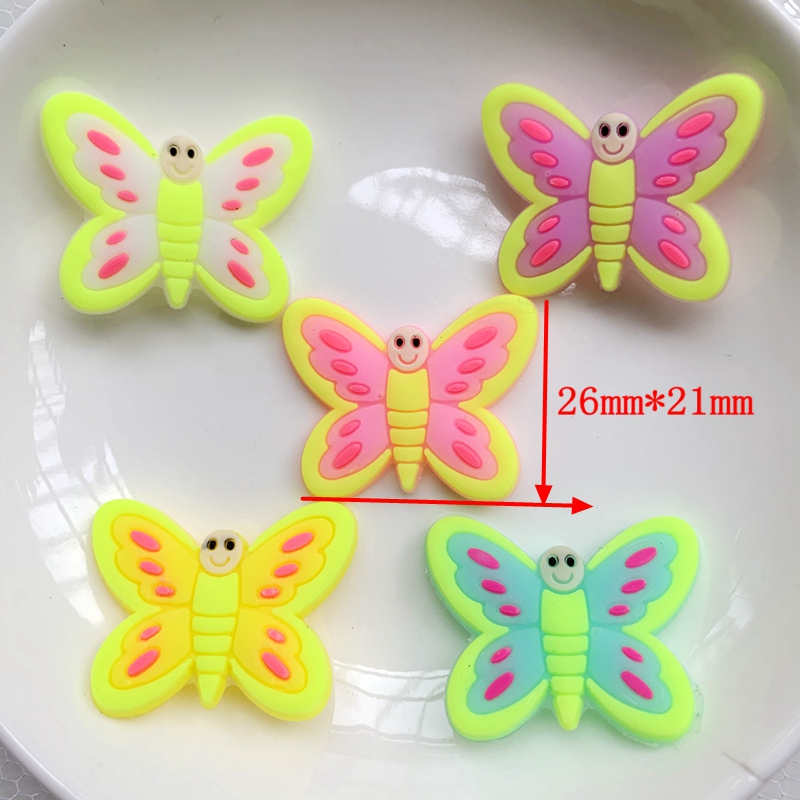 10pcs Cute Large butterfly PVC - Embellishment Glue Craft review and price