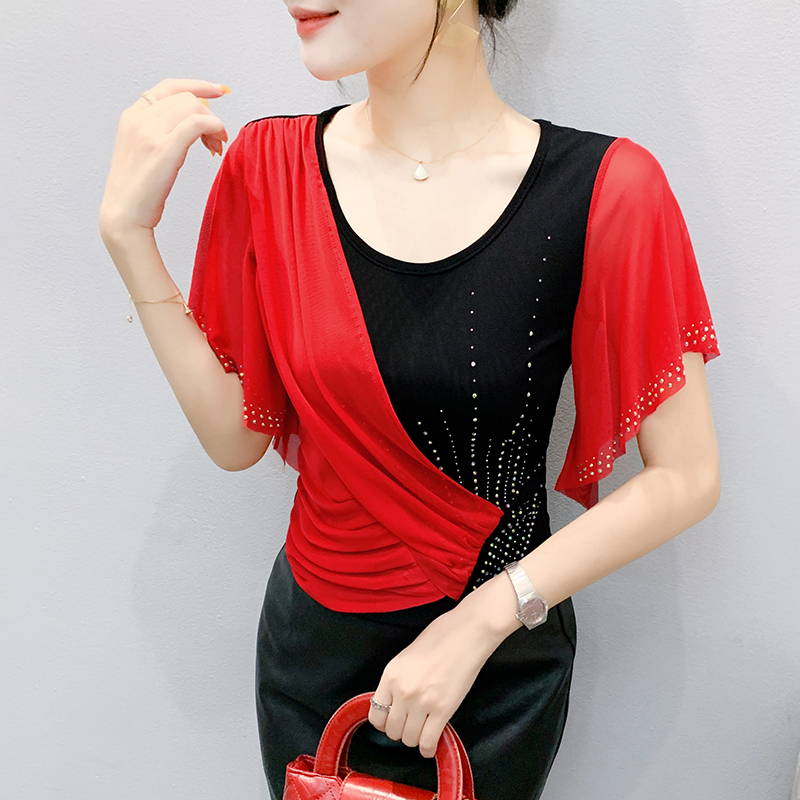 2025 Summer Women's Mesh Top:  - Beaded Trim Fringe review and price