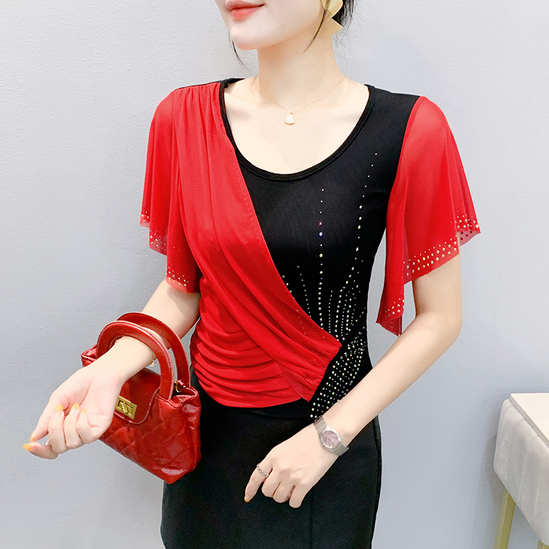 2025 Summer Women's Mesh Top:  - Beaded Trim Fringe review and price