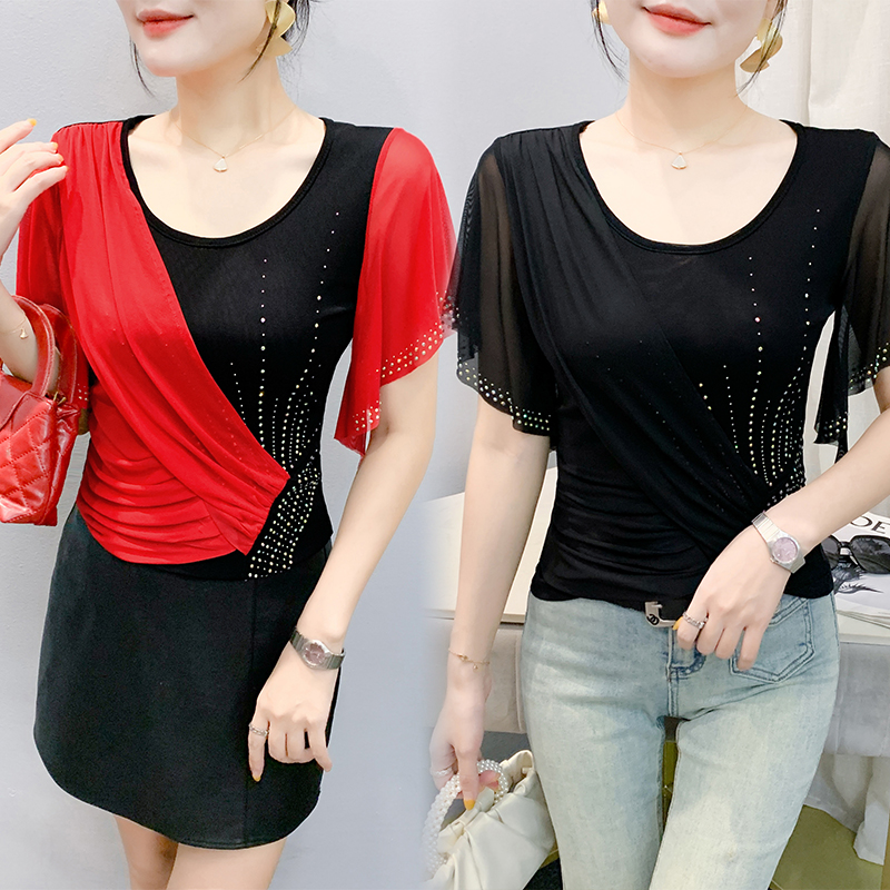 2025 Summer Women's Mesh Top:  - Beaded Trim Fringe review and price