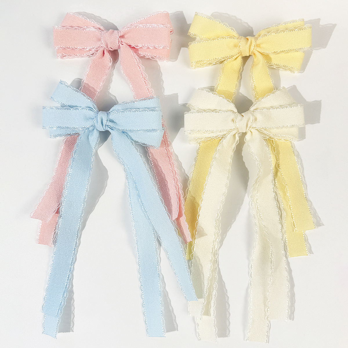 Bulk 20pc Long Tassel Hair Cli - Lace Ribbon Trim review and price