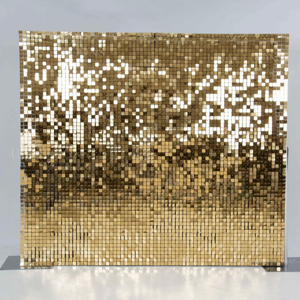 Champagne Gold Shimmer Backdro - Sequin Fabric Panel review and price