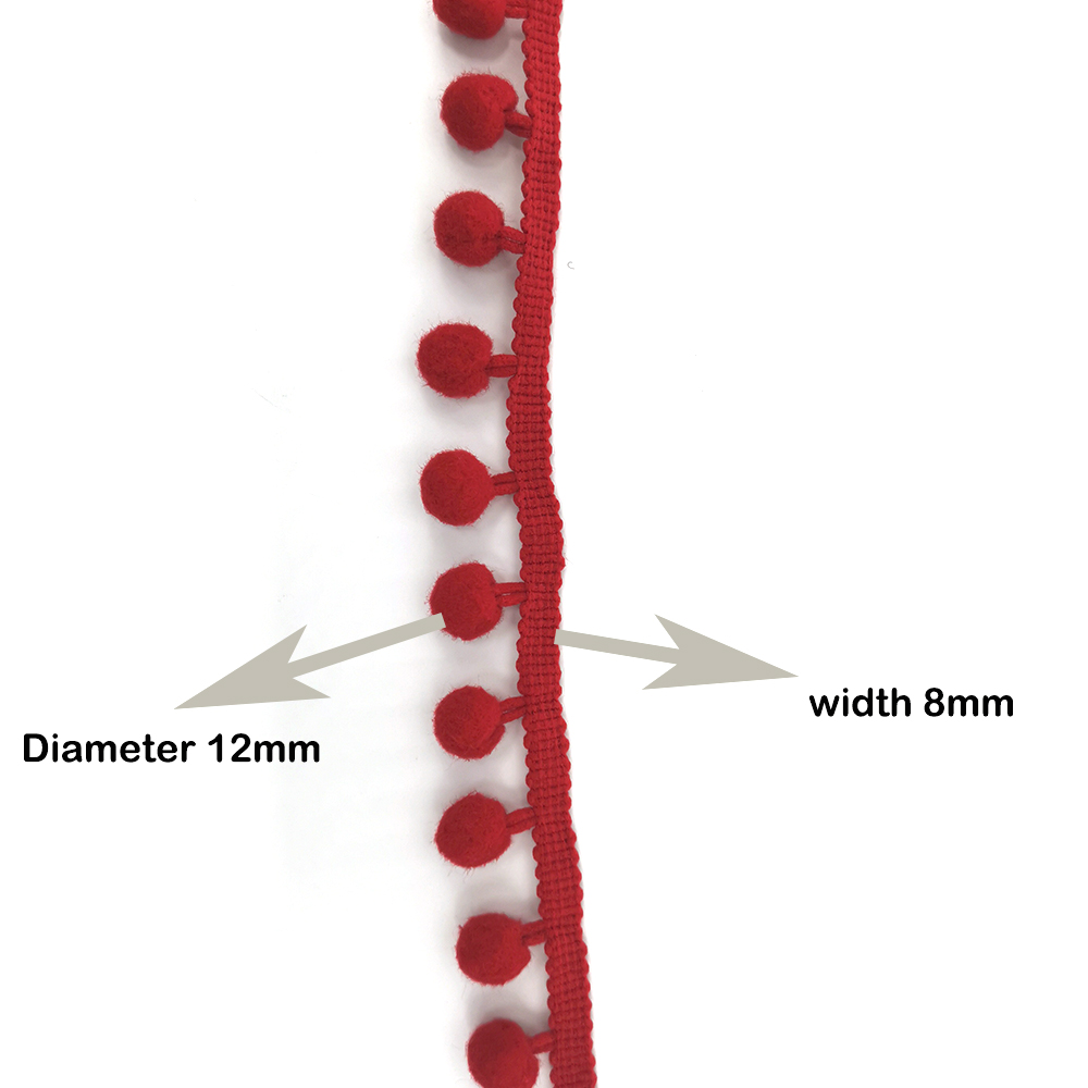 1-5yard Pom pom Fringe Lace Ri - Fringe Ribbon Sewing review and price