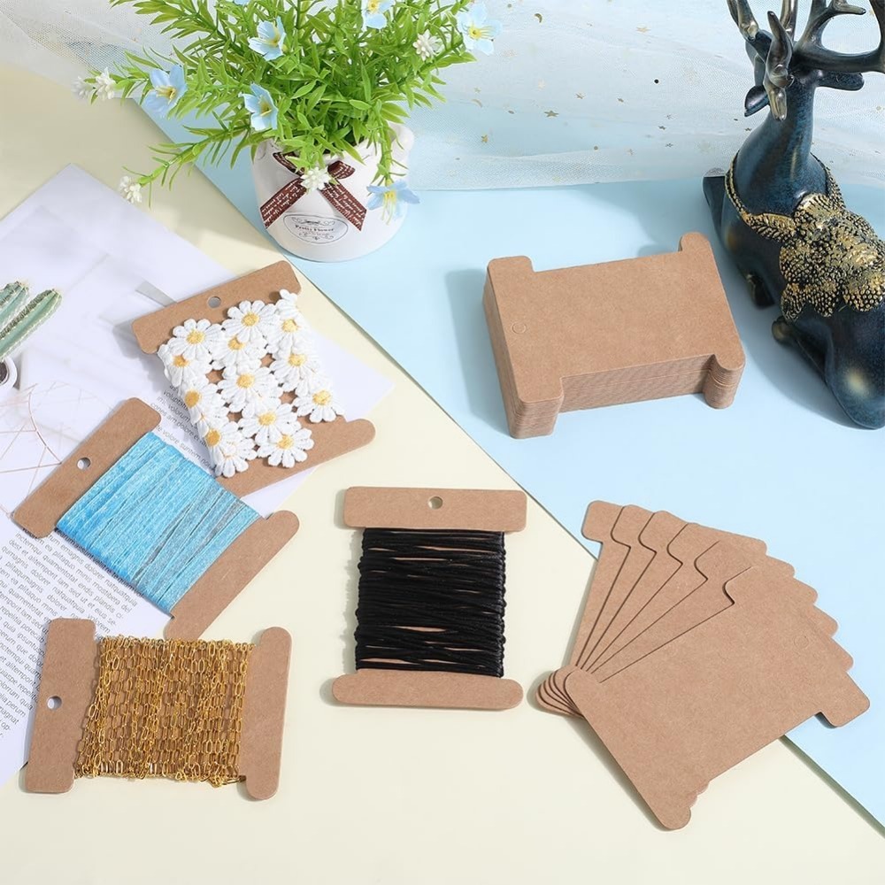 50Pcs Cardboard Spool Bulk Fla - Organza Ribbon Spool review and price