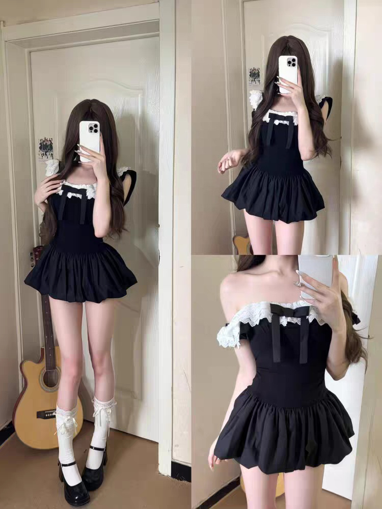Coquette Korean Sexy Off Shoul - Elastic Lace Trim review and price