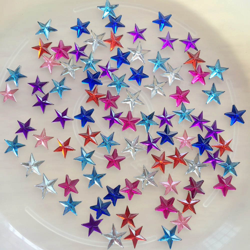 400pcs 10mm Crystal Star Shape - Hotfix Rhinestone Sheet review and price