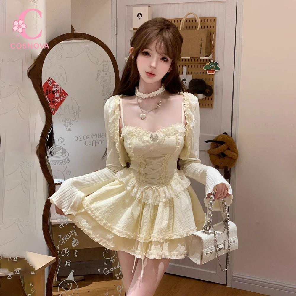 Sweet Lolita Camisole Dress Se - Elastic Lace Trim review and price