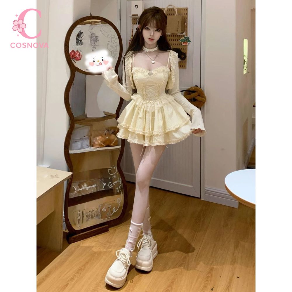 Sweet Lolita Camisole Dress Se - Elastic Lace Trim review and price