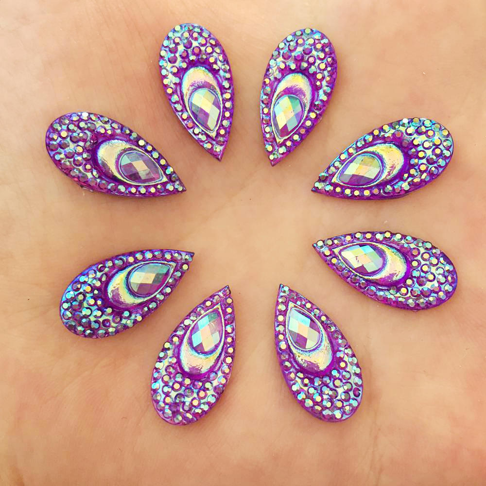 40PCS Resin 10*20mm Teardrop P - Embellishment Glue Craft review and price