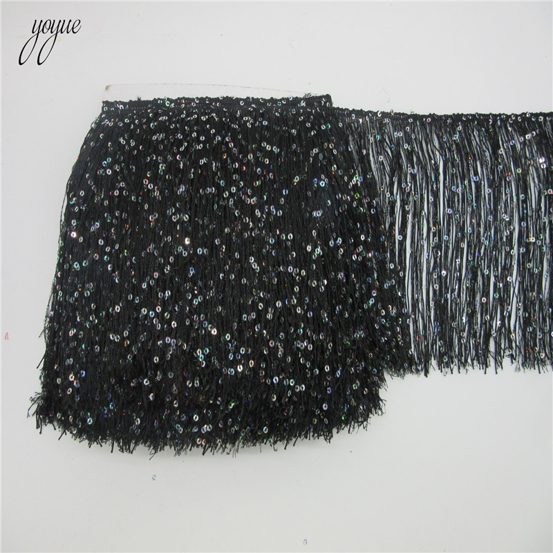 YOYUE 1Yard 20CM Long Polyeste - Beaded Trim Fringe review and price