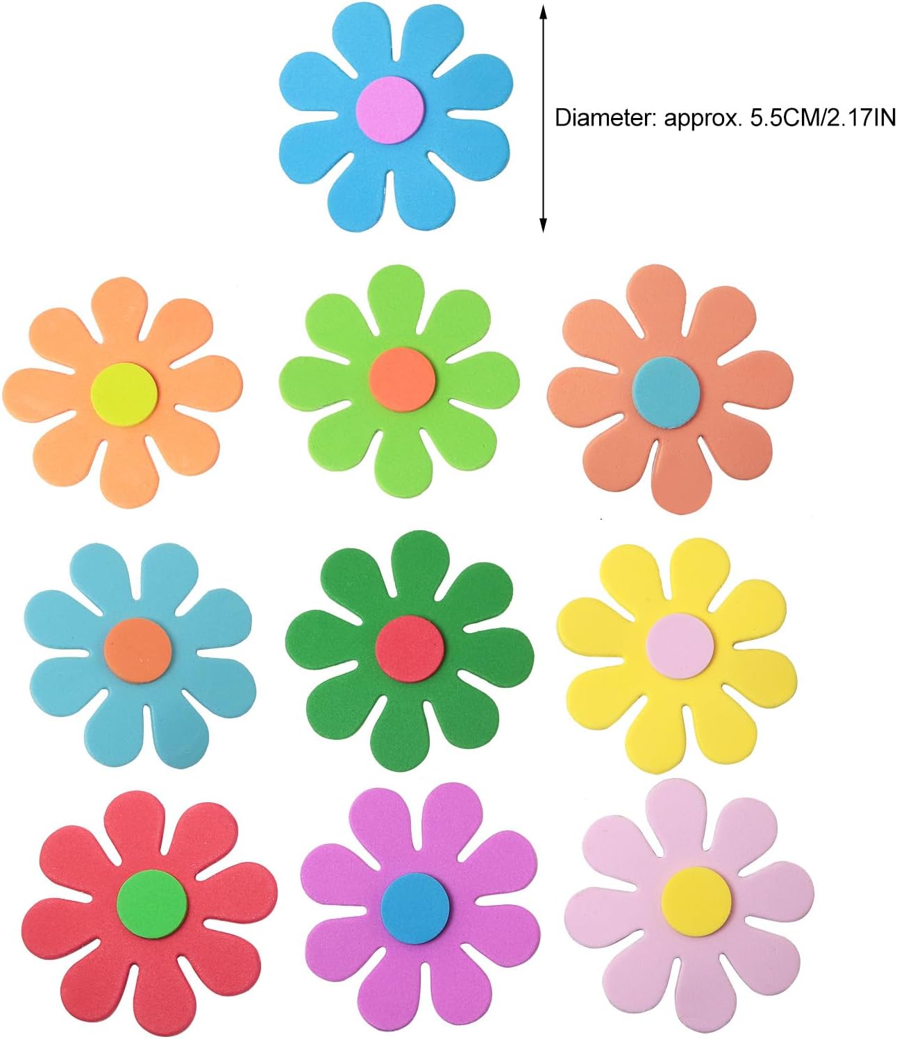 3D flower foam stickers Spring - Craft Embellishments review and price