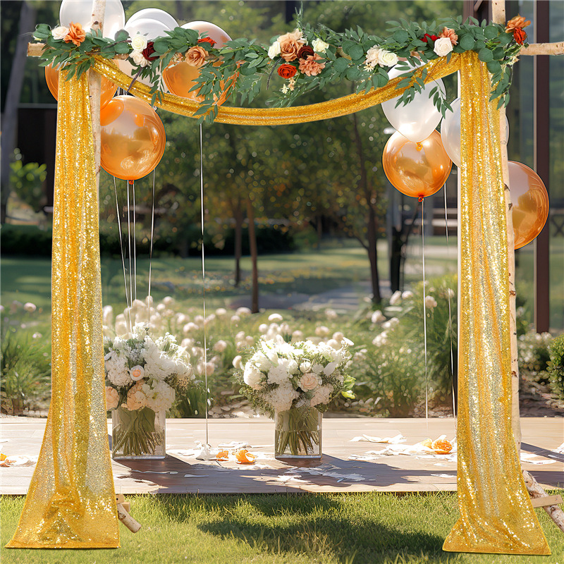 Wedding Arch Draping Fabric, 1 - Sequin Fabric Panel review and price