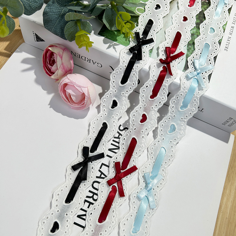 1yard Bow Pleated Lace Lolita  - Lace Ribbon Trim review and price
