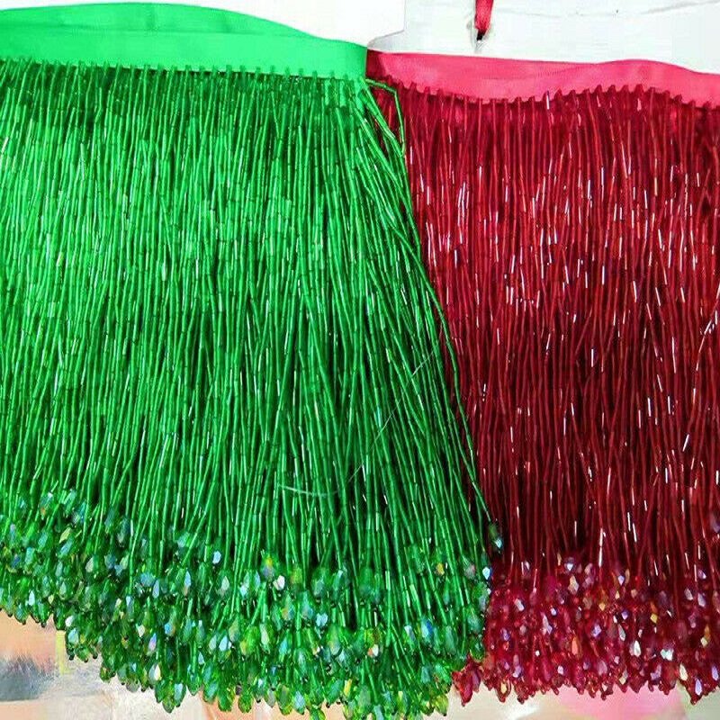90x15cm Crystal Tassel Lace Be - Beaded Trim Fringe review and price