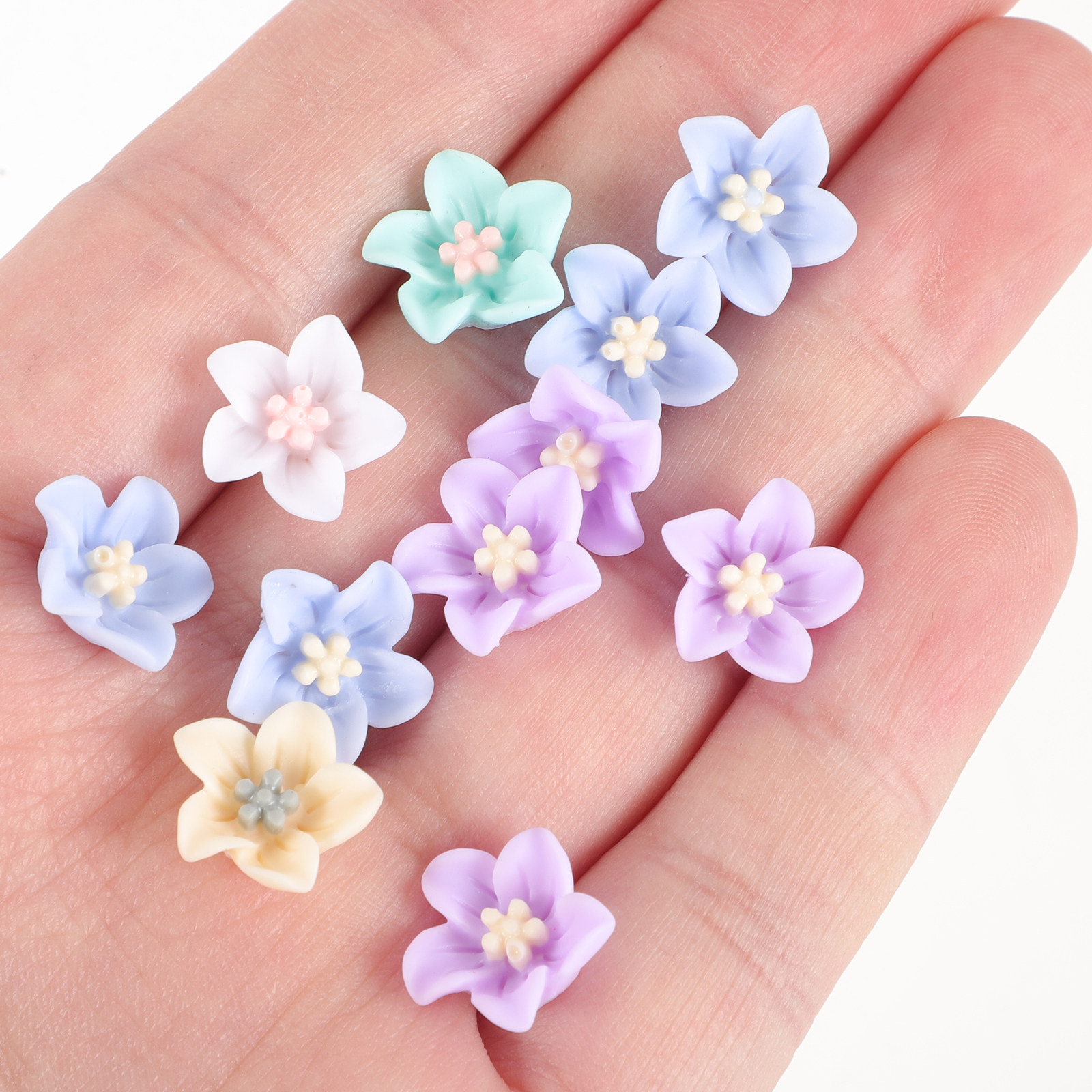 200Pcs Unique Resin Flower Emb - Craft Embellishments review and price