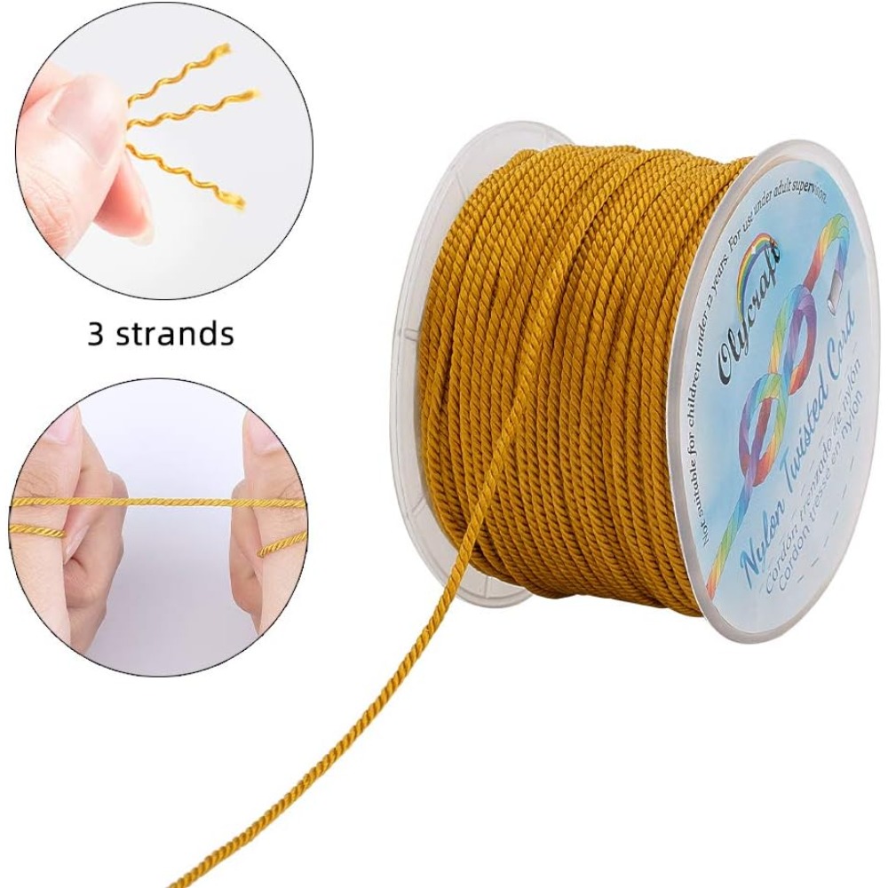 55 Yards 1mm Twisted Satin Nyl - Cord Trim Twisted review and price