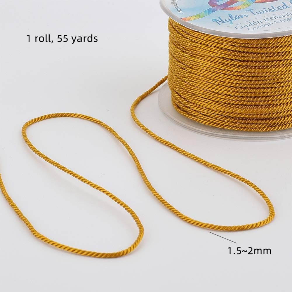 55 Yards 1mm Twisted Satin Nyl - Cord Trim Twisted review and price