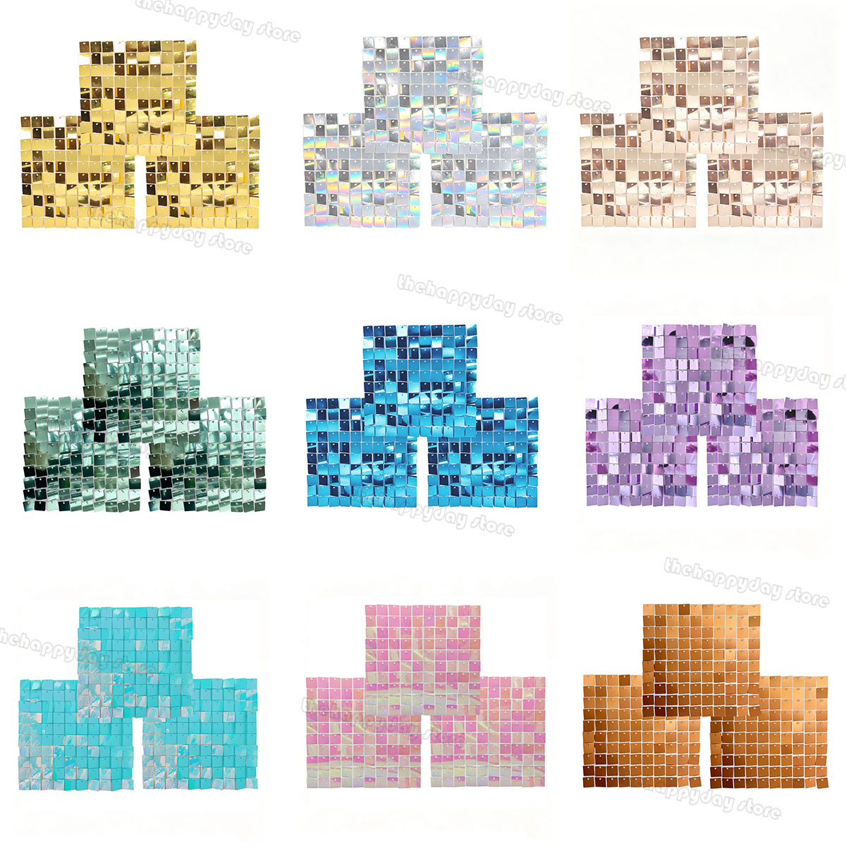 18-3Pcs Shimmer Wall Backdrop  - Sequin Fabric Panel review and price
