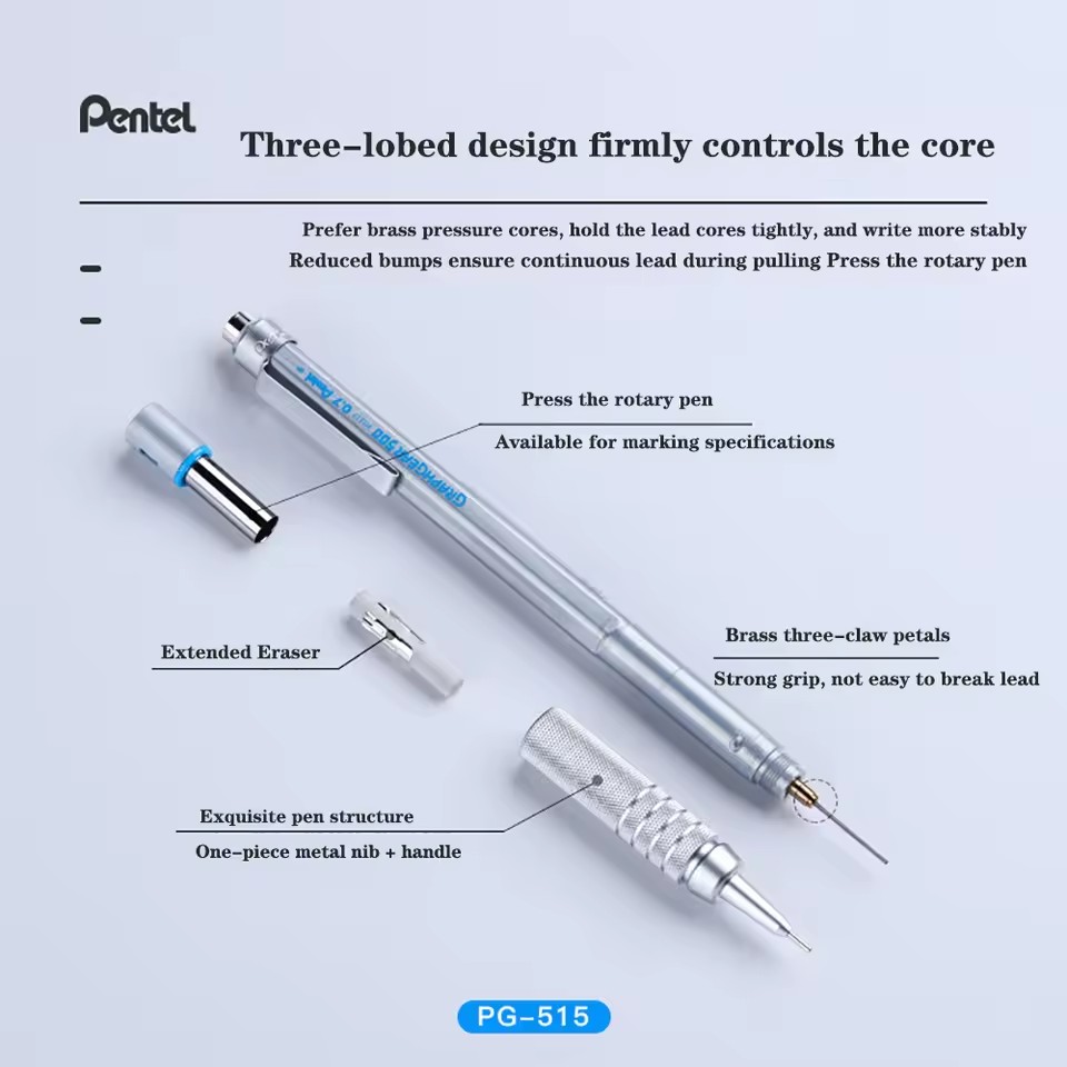 Japan Pentel Graph Gear Drafti - Pentel Pen Energel review and price