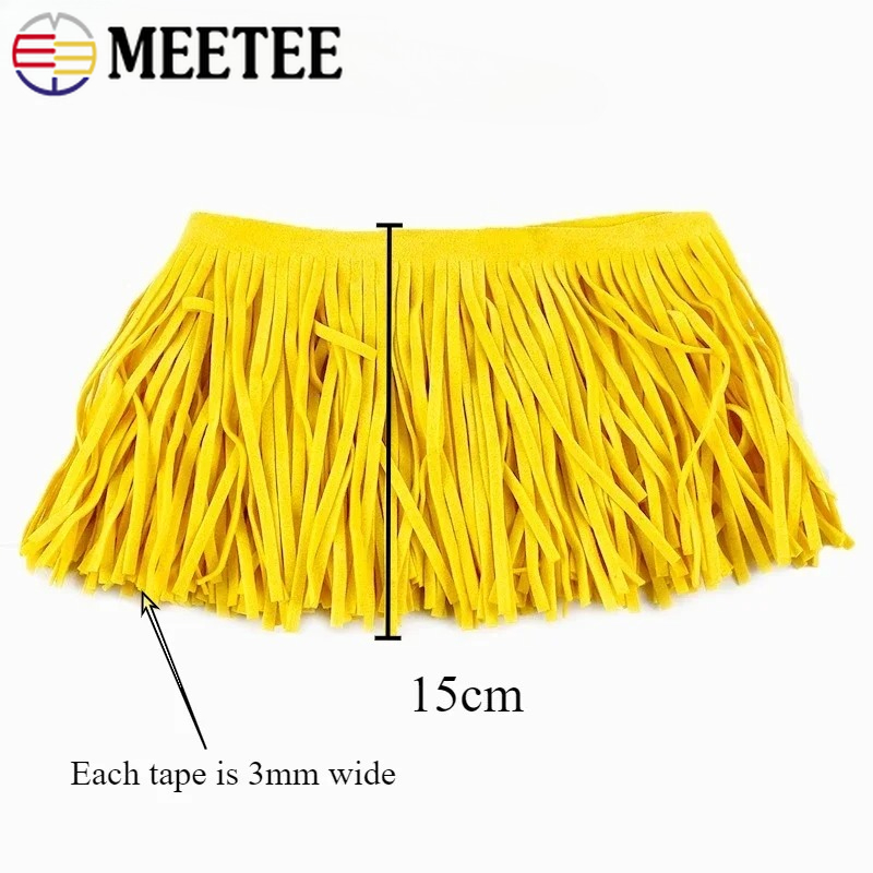 1-5M 15cm Suede Tassel Fringes - Fringe Ribbon Sewing review and price