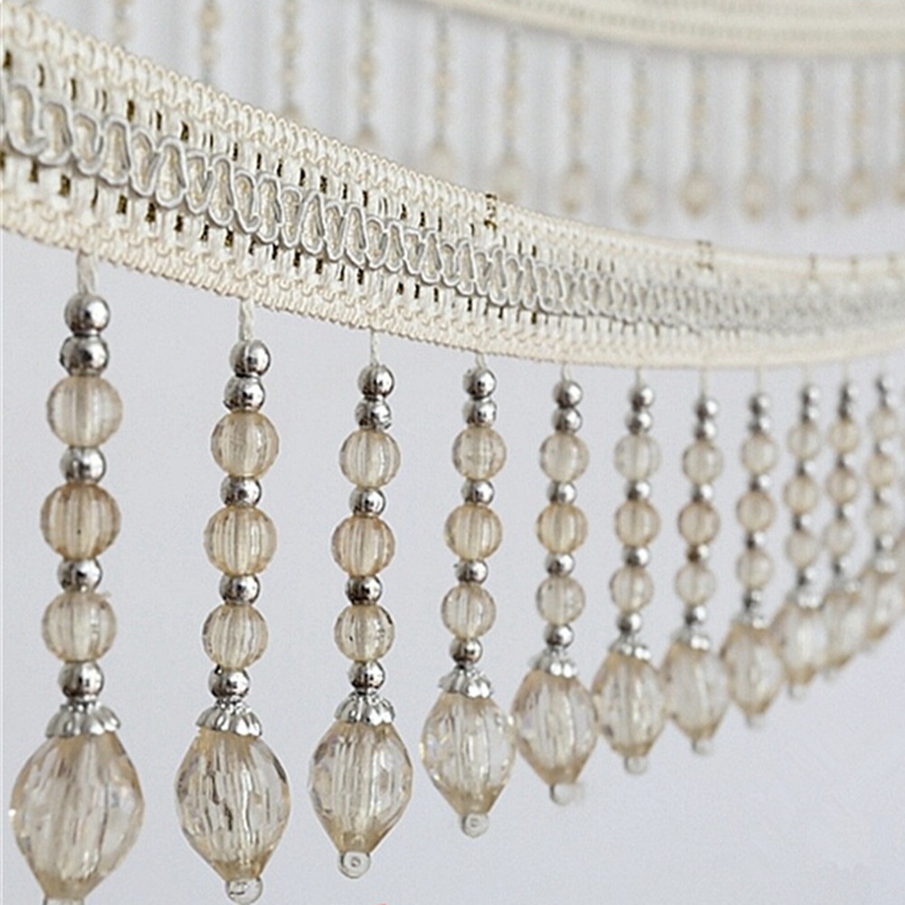 12yards Briaded Hanging Beads  - Beaded Trim Fringe review and price