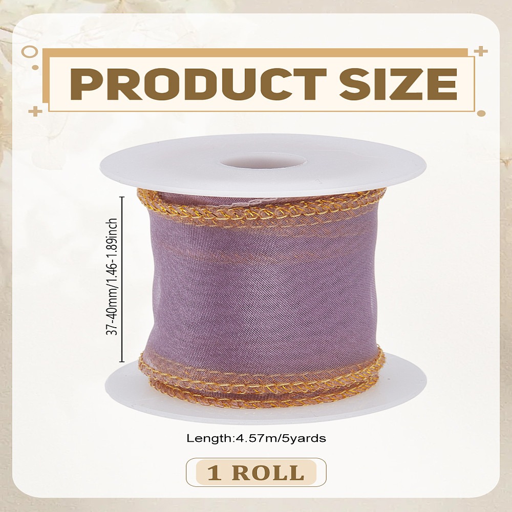 5 Yards Polyester Organza Ribb - Organza Ribbon Spool review and price