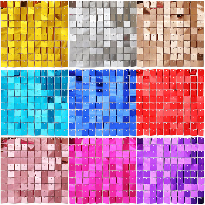 6-27 Pcs Light Golden Shimmer  - Sequin Fabric Panel review and price