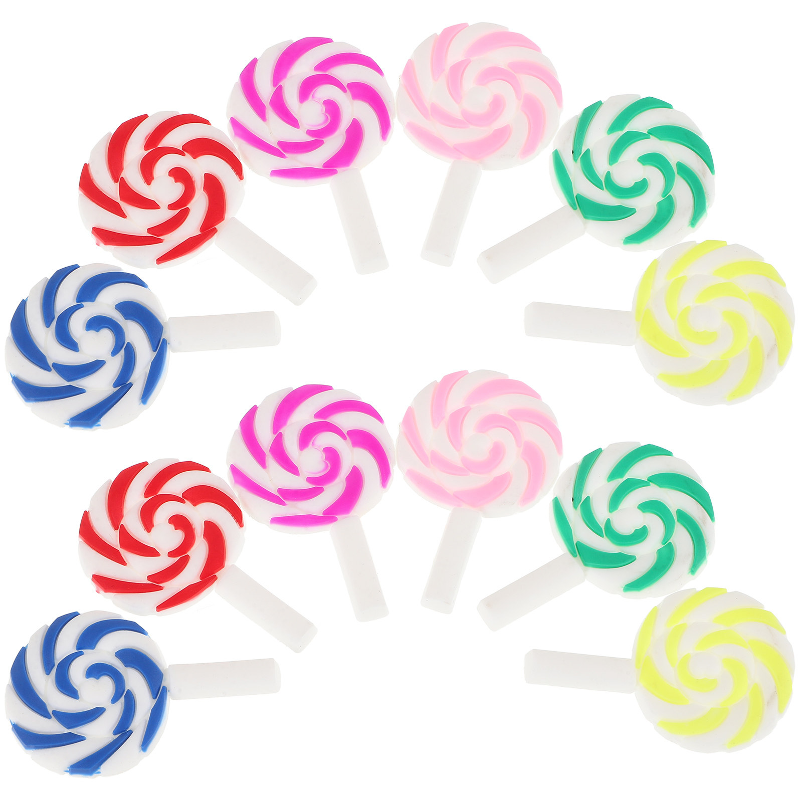 36Pcs Vibrant Rainbow Lollipop - Craft Embellishments review and price