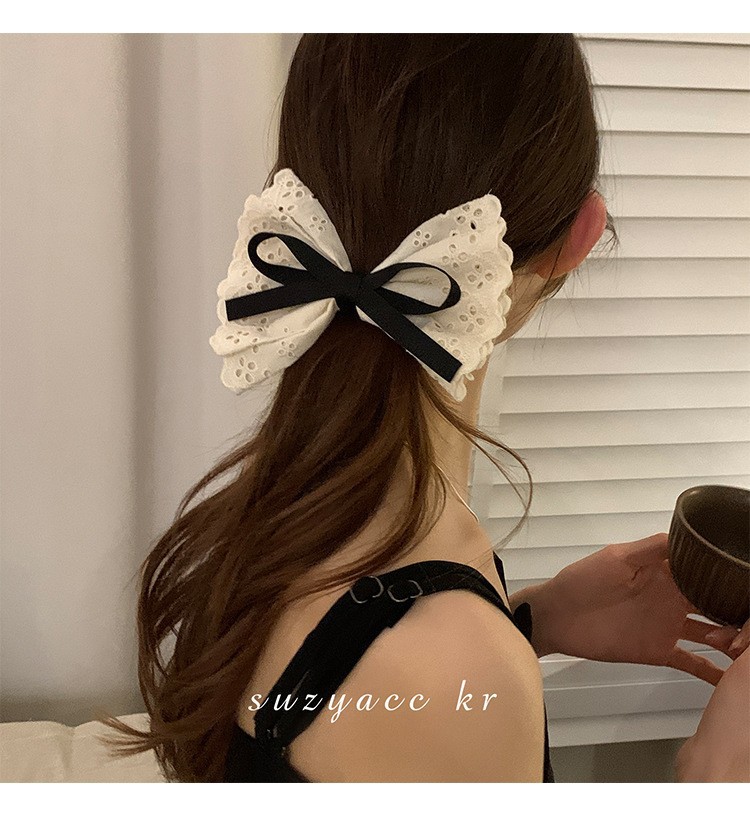 French retro double layered bo - Lace Ribbon Trim review and price