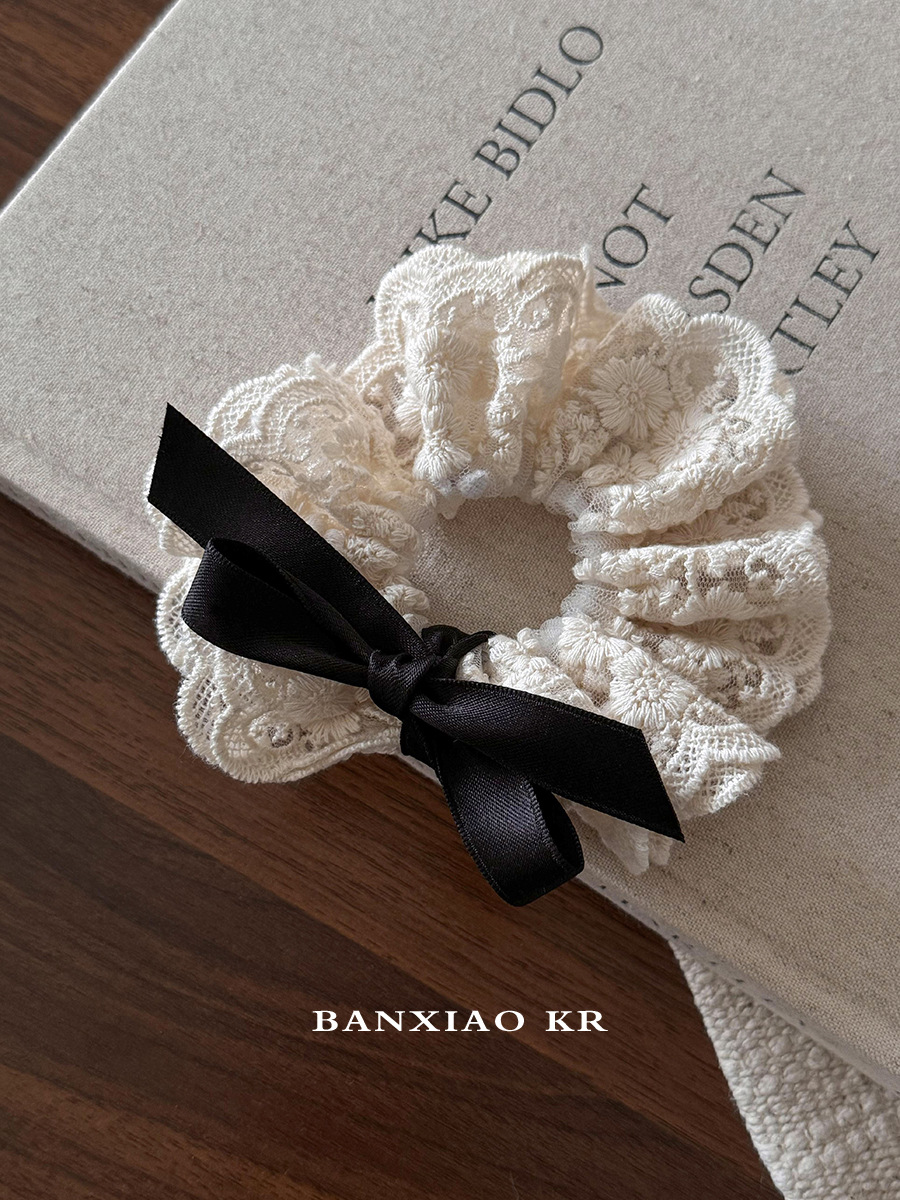 French retro double layered bo - Lace Ribbon Trim review and price