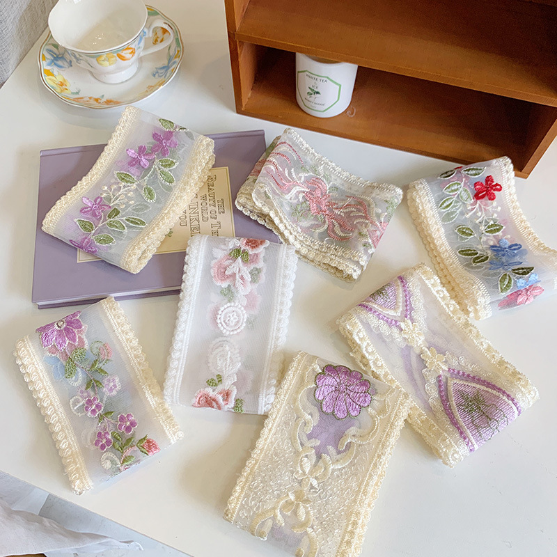 1 Yard Lace Embroidery Flower  - Lace Ribbon Trim review and price