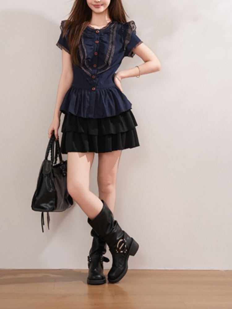 Vintage Gothic Japanese Women  - Elastic Lace Trim review and price