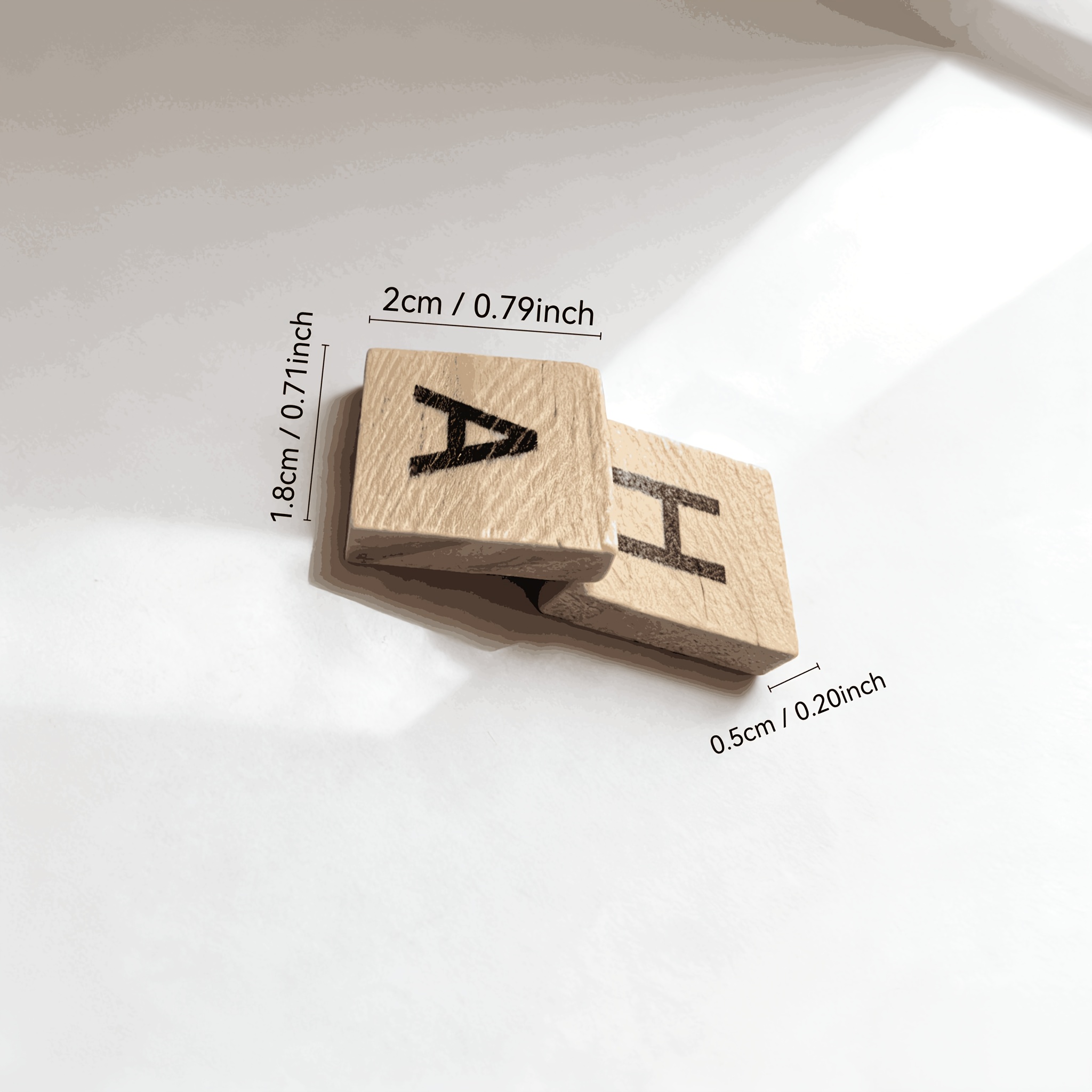 100PCS  Wooden Letter Cubes fo - Craft Embellishments review and price