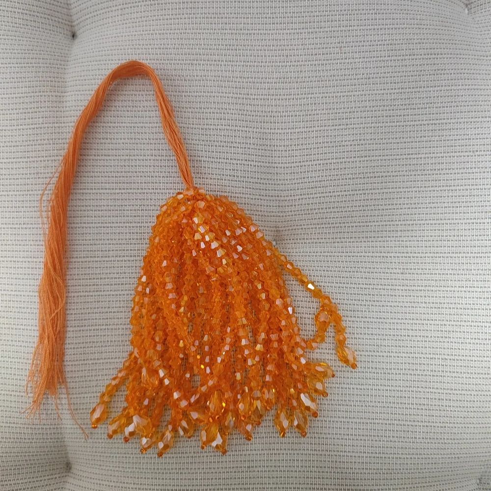 8.5cm Wide Individual Crystal  - Beaded Trim Fringe review and price