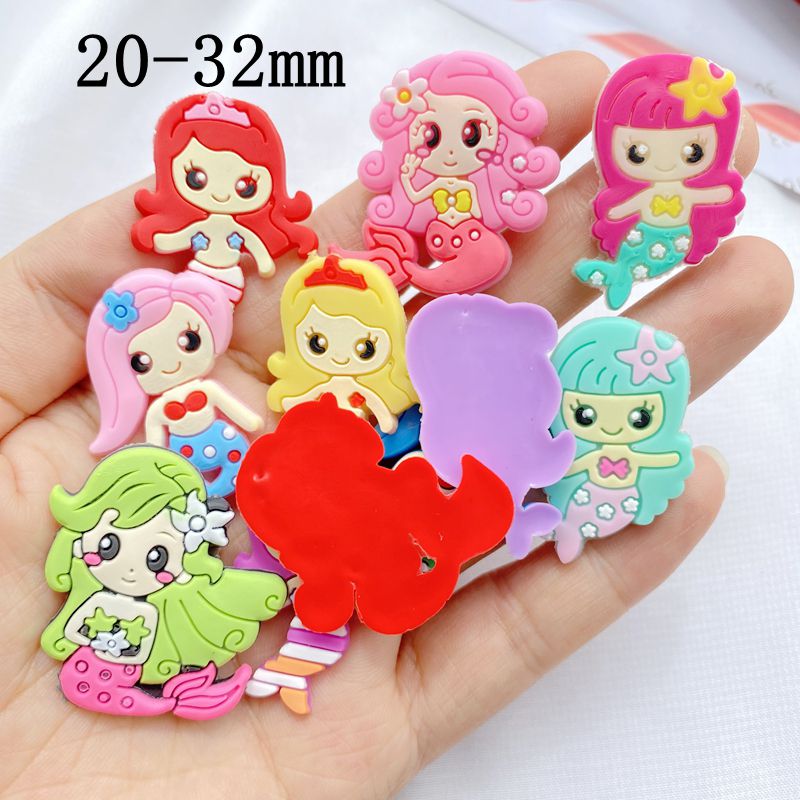 10pcs New Cute Cartoon Mermaid - Embellishment Glue Craft review and price