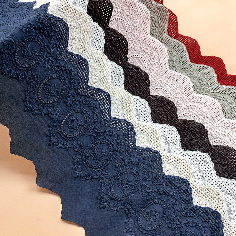 2Yards Colorful  Cotton Embroi - Lace Ribbon Trim review and price