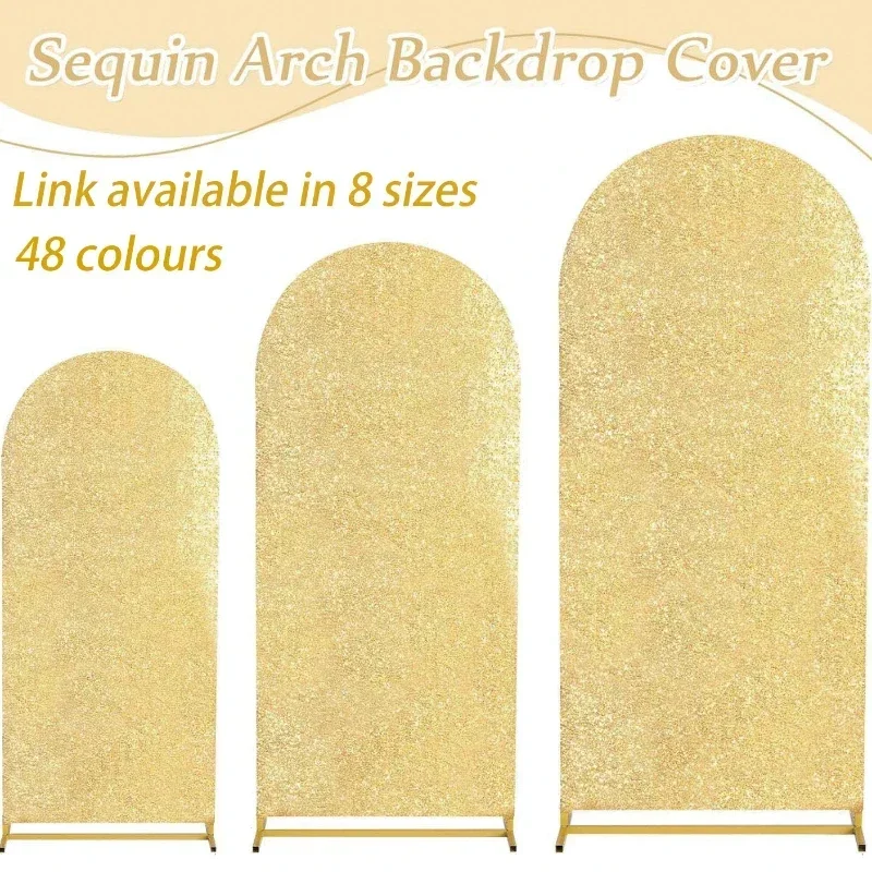 4 Colors 7 Sizes Sequin Arch F - Sequin Fabric Panel review and price
