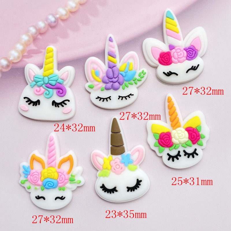 12pcs Cute Mini Unicorn head P - Embellishment Glue Craft review and price