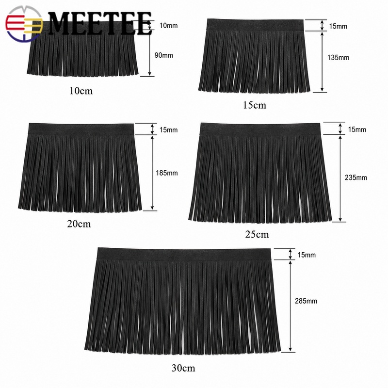 2M 10-30cm Faux Leather Tassel - Fringe Ribbon Sewing review and price