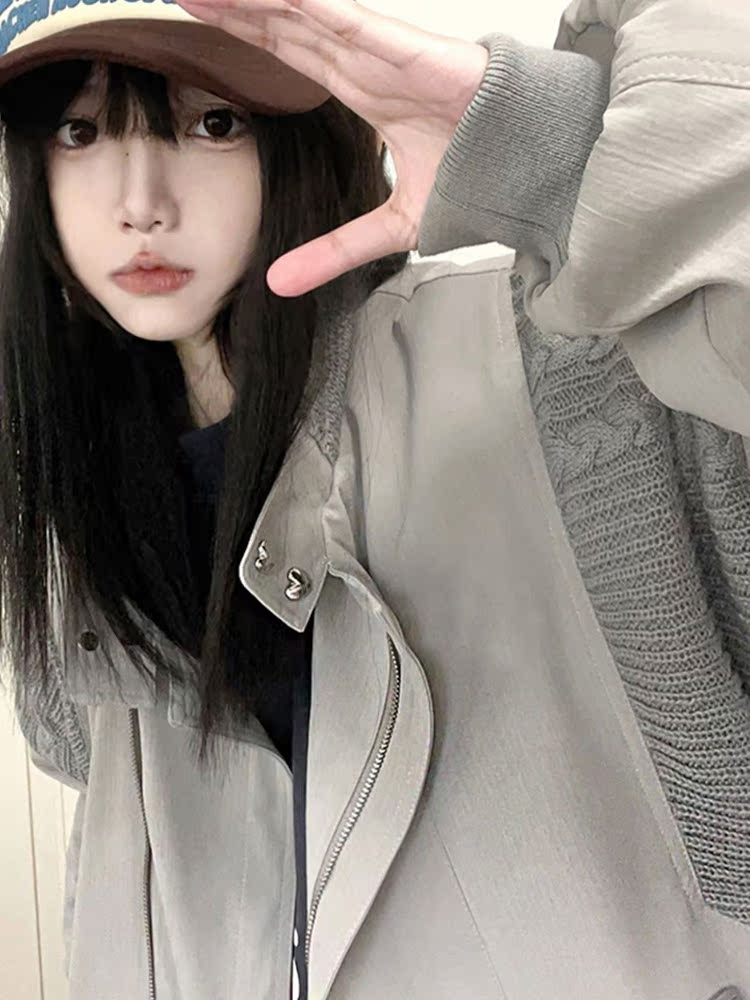 Baseball Jackets Korean Womens - Sequin Fabric Panel review and price